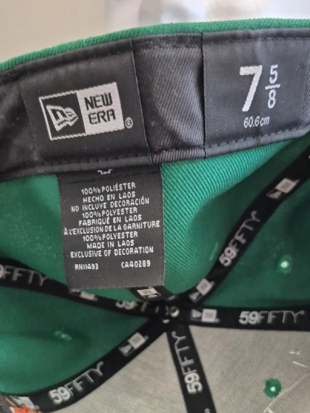 New Era Green 59FIFTY Fitted Baseball Cap